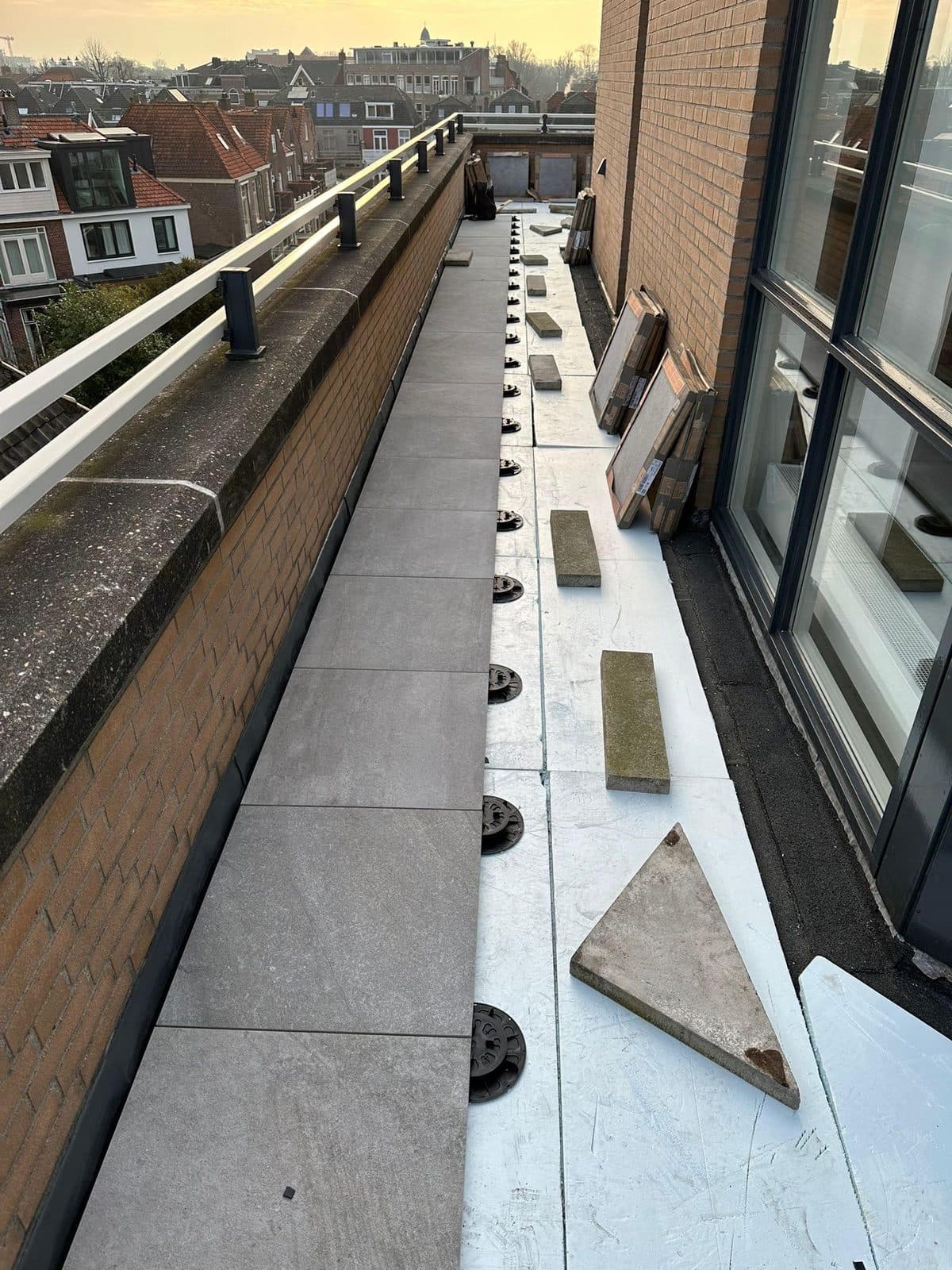 Dakterras Alkmaar Kennemerstraatweg, projectfoto