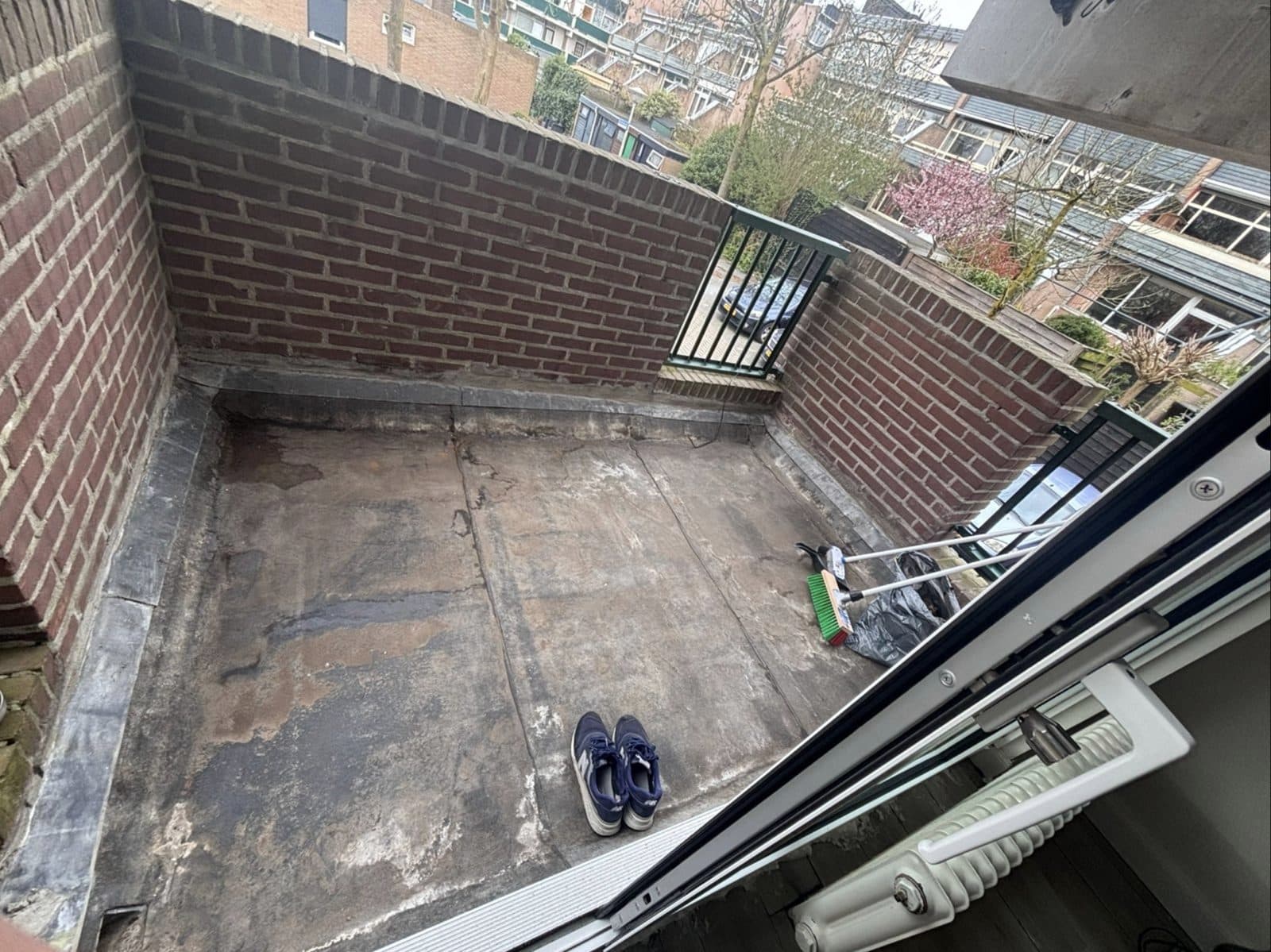 Klein balkon Alkmaar, projectfoto
