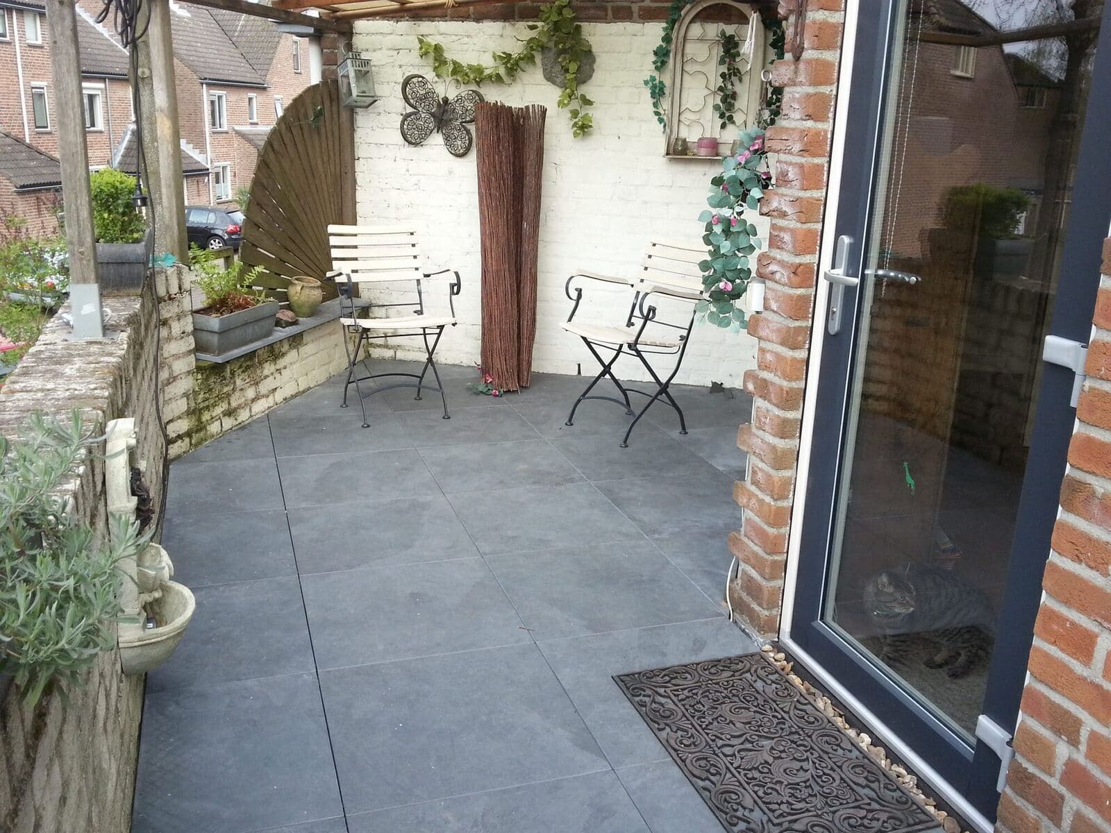 2 cm tegels balkon Beuningen, projectfoto