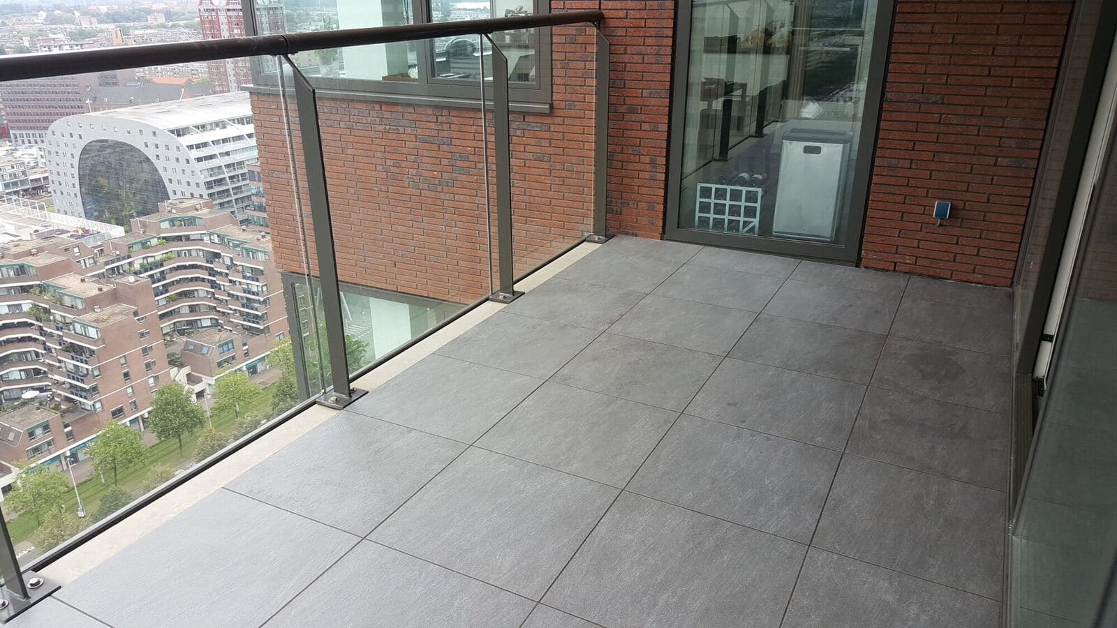 ITS systeem balkon Rotterdam, projectfoto