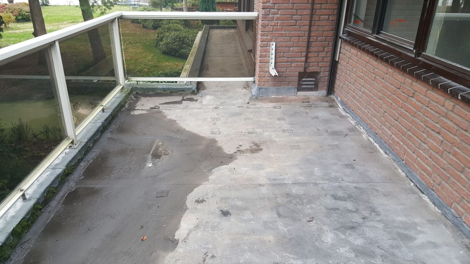 2 cm tegels dakterras Rotterdam, projectfoto