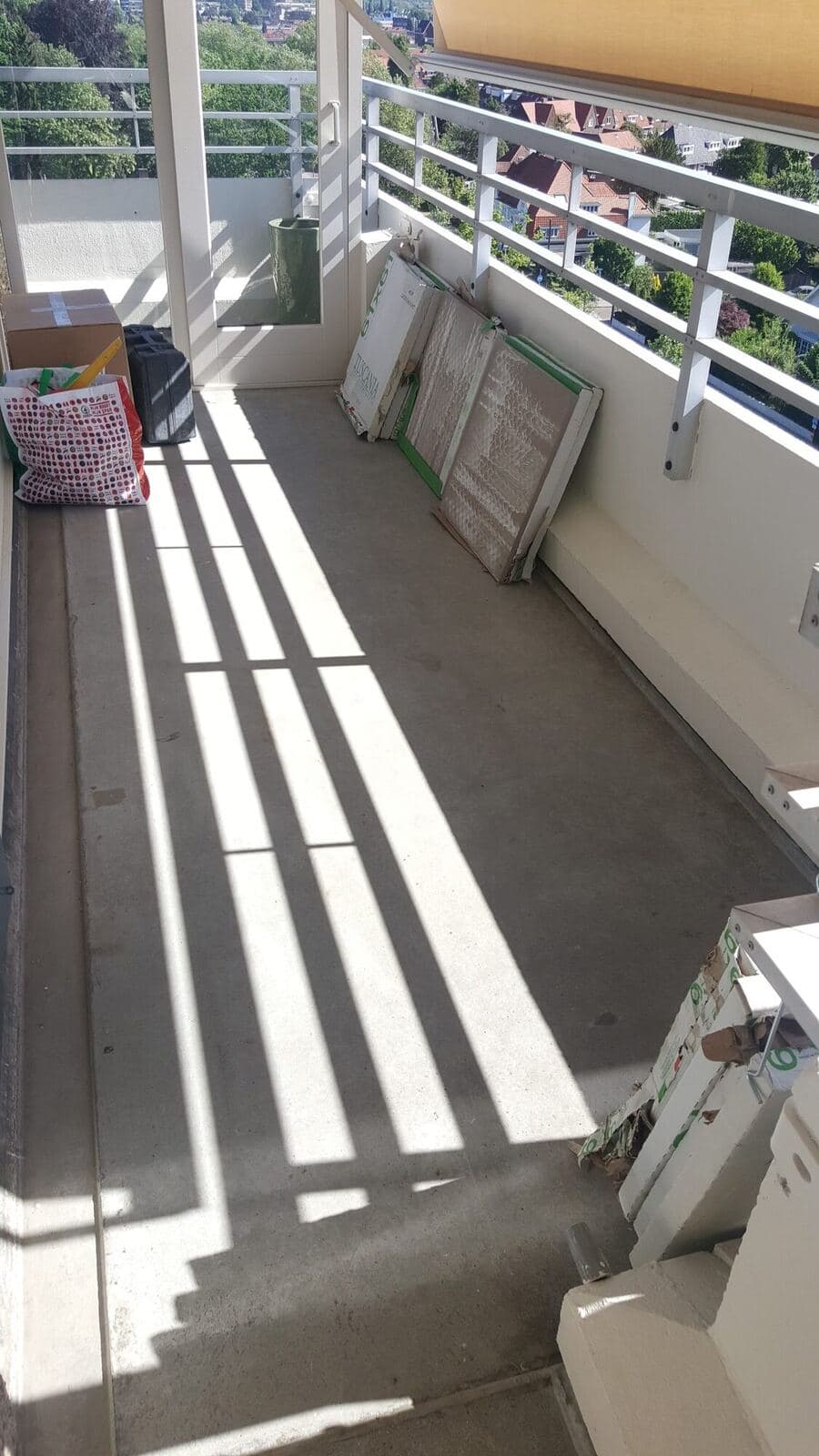 2 cm tegels balkon Eindhoven, projectfoto