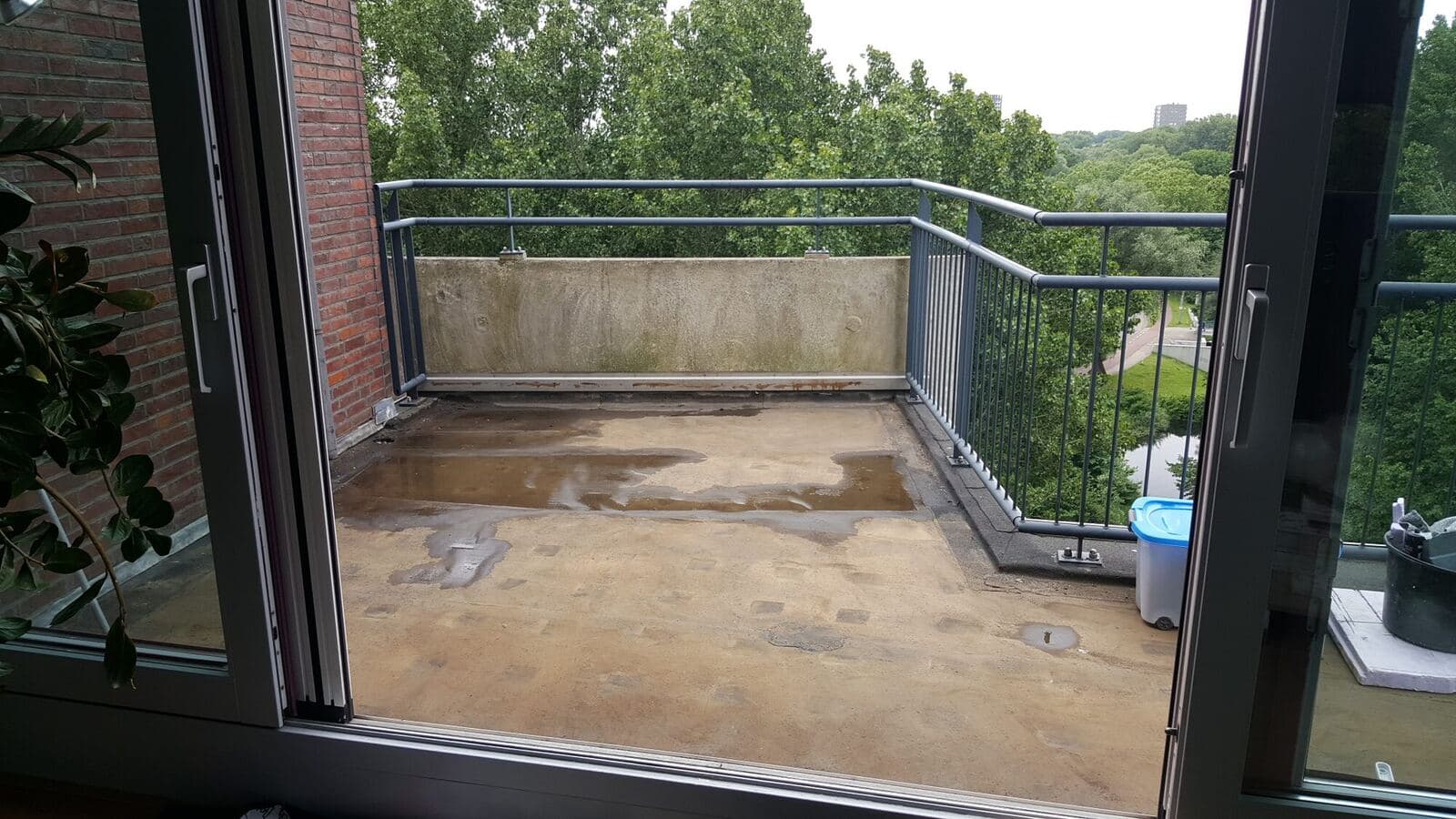 2 cm tegels dakterras Amsterdam, projectfoto