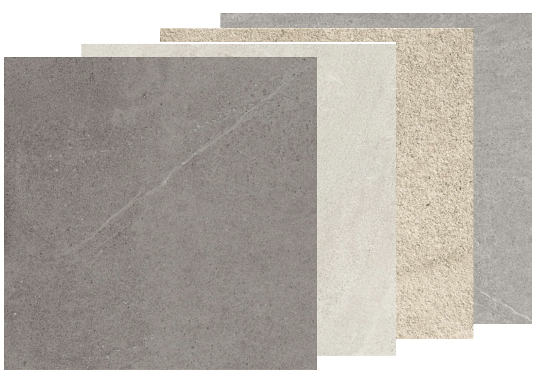 Cotto d'este limestone 4 kleuren blazed